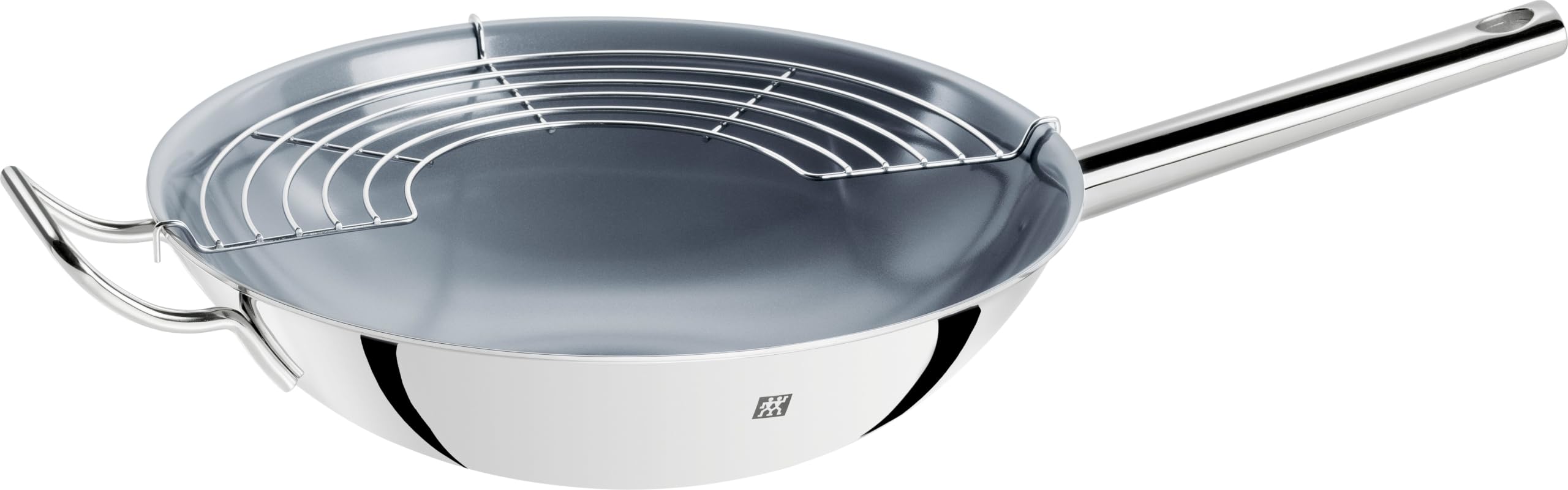 zwilling-wok-plus-32-cm-con-tapa-de-vidrio-y-rejilla-extra-ble-acero-inoxidable- image 2