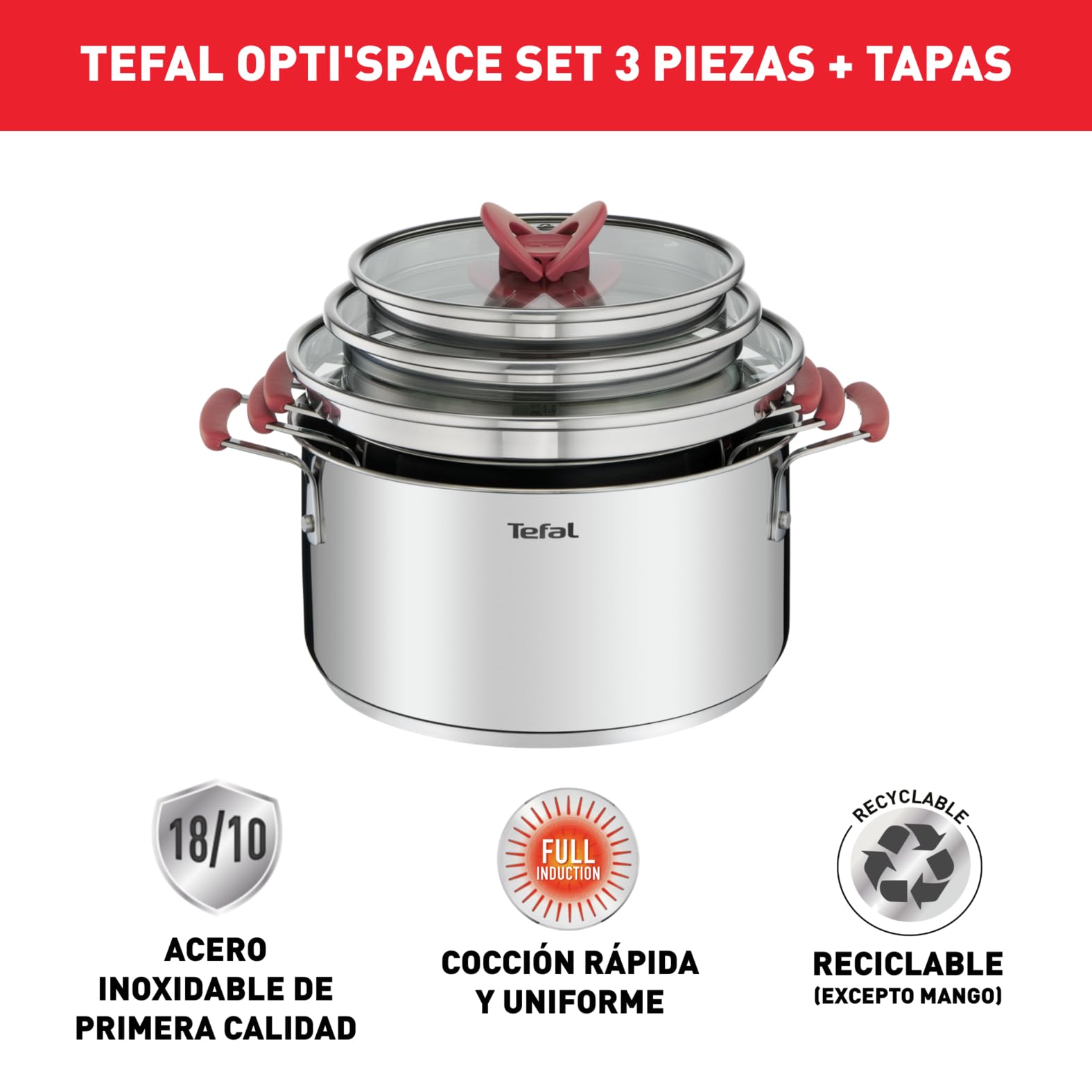 tefal-optispace-juego-de-3-ollas-18-20-24-cm-3-tapas-de-cristal-acero-inoxidable image 3