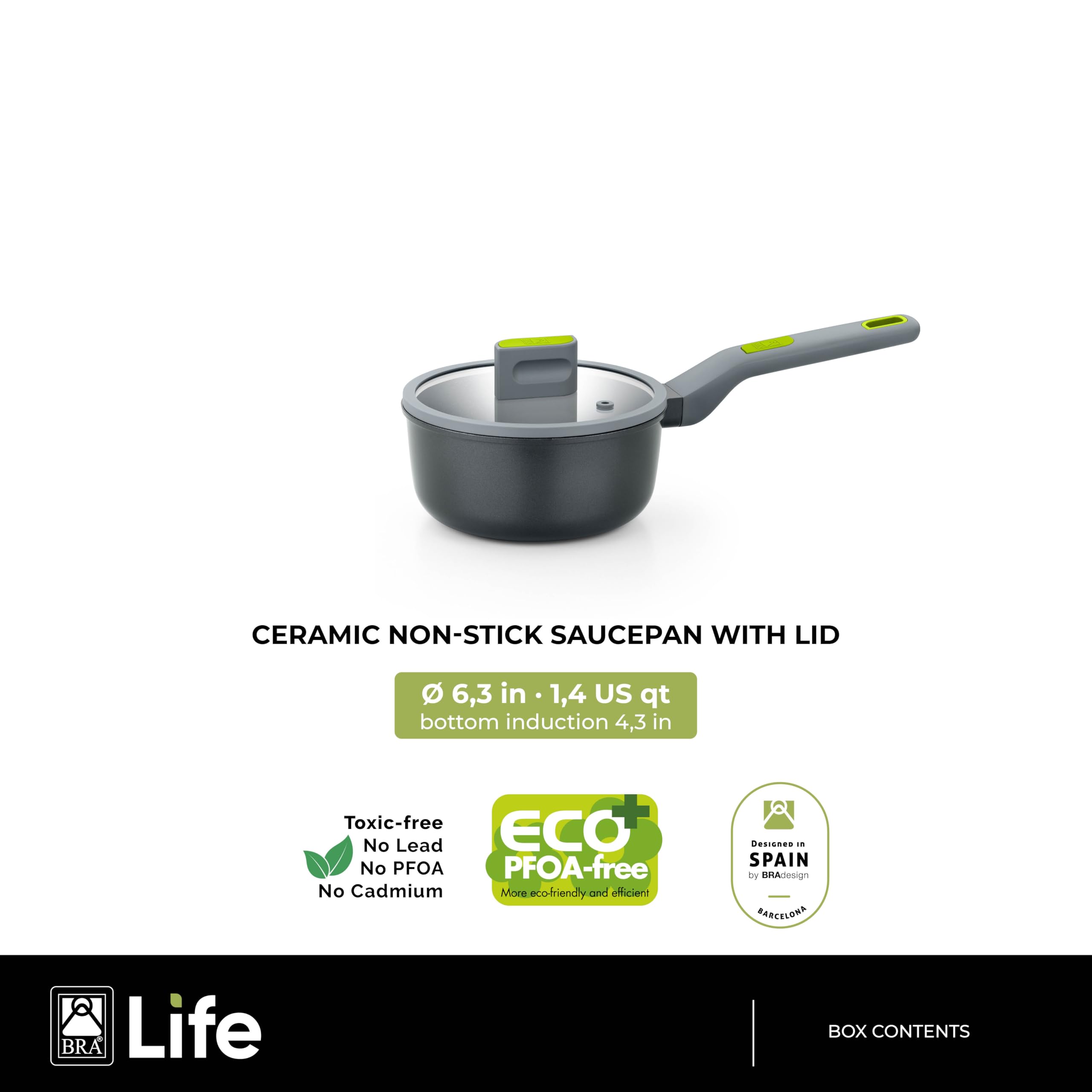 bra-life-cazo-16-cm-de-aluminio-fundido-100-reciclado-con-antiadherente-cer-mico image 2