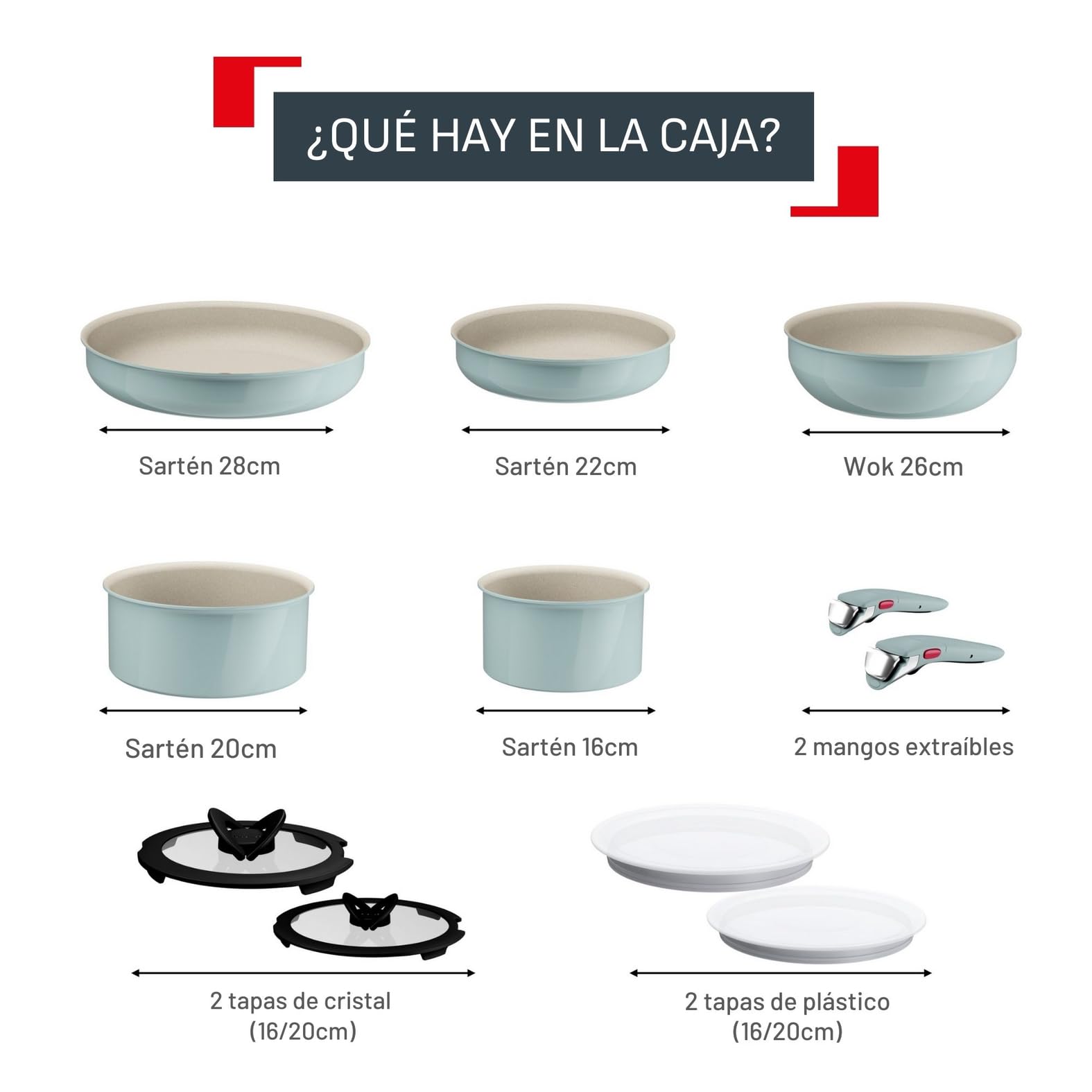 tefal-ingenio-serenity-set-9-piezas-sartenes-22-28-cm-wok-26-cm-2-cazos-16-20-cm image 2