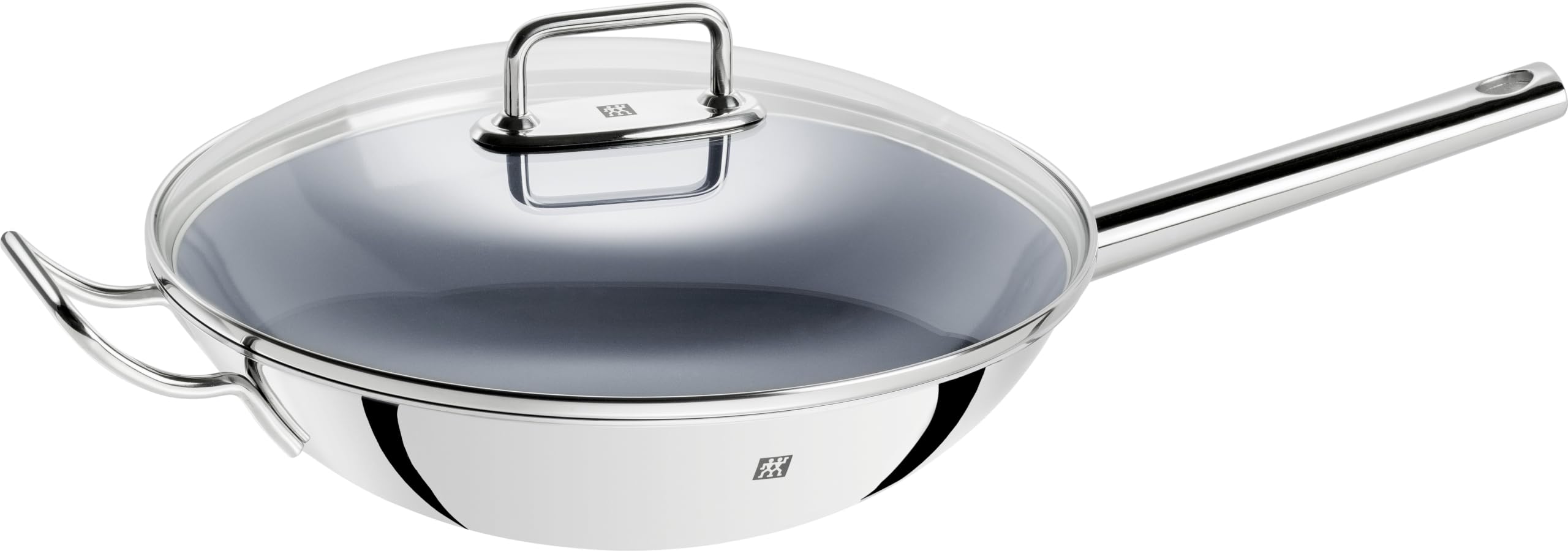 zwilling-wok-plus-32-cm-con-tapa-de-vidrio-y-rejilla-extra-ble-acero-inoxidable- image 1