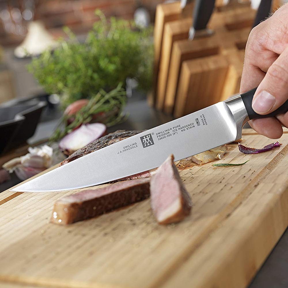 zwilling-pure-cuchillo-santoku-alveolado-acero-inoxidable-alem-n-forjado-sigmafo image 2