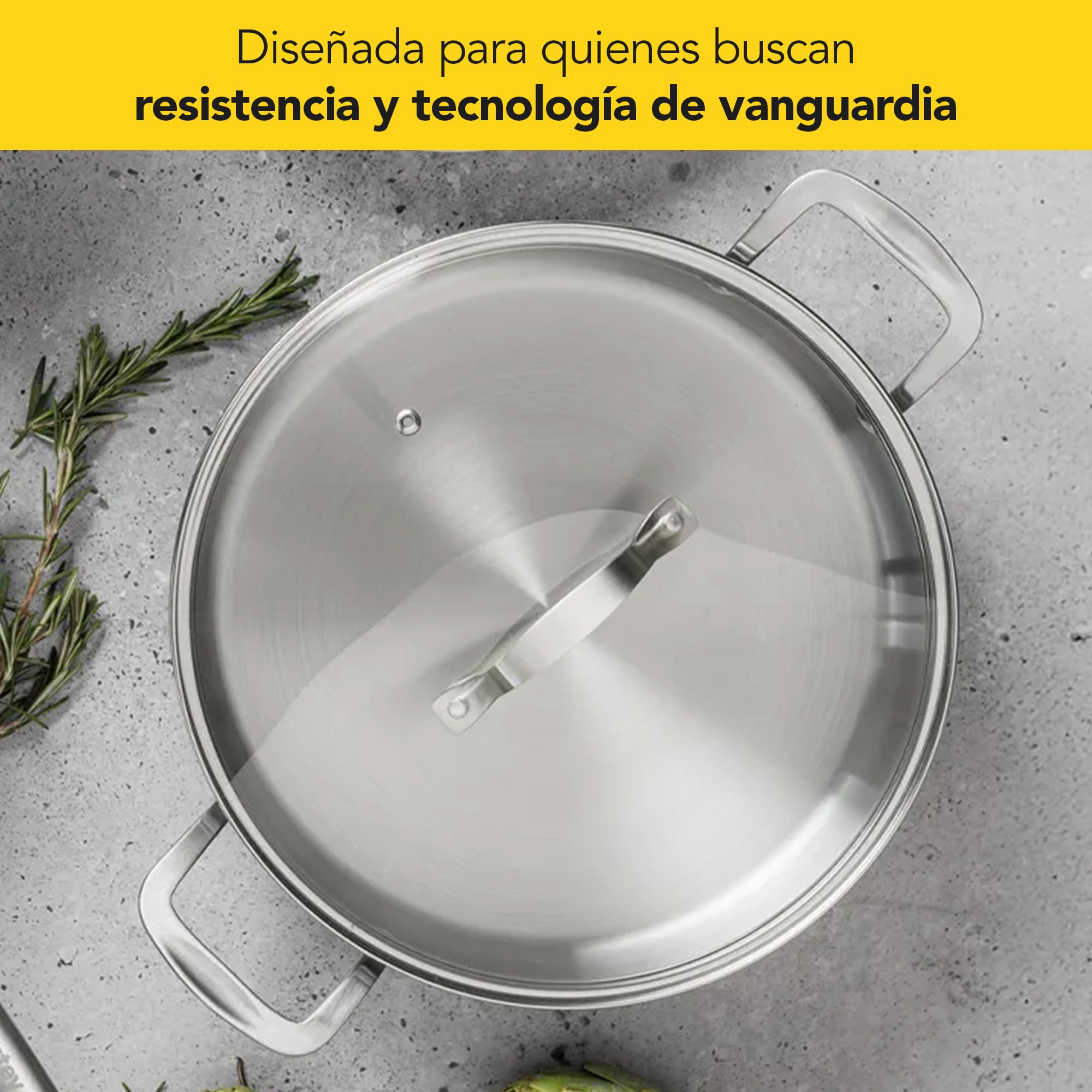 castey-malm-cacerola-con-tapa-28-cm-3-7-l-acero-inoxidable-18-10-con-tecnolog-a- image 3