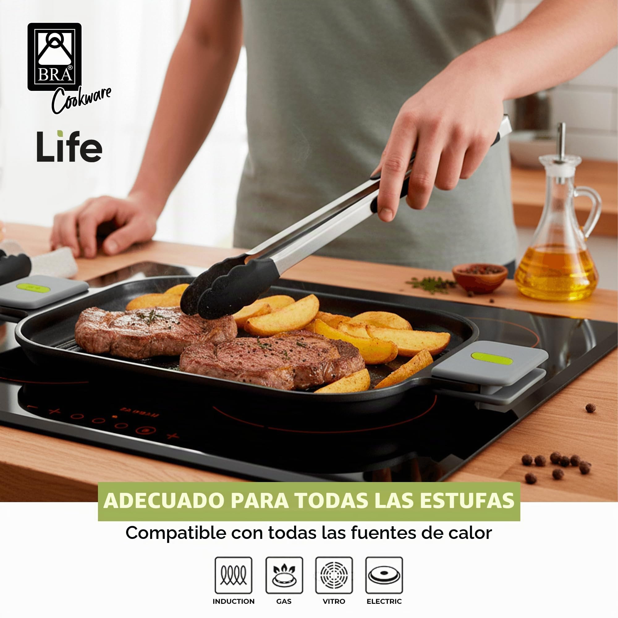 bra-life-plancha-lisa-de-aluminio-fundido-de-40-cm-de-di-metro-para-asar-y-cocin image 5