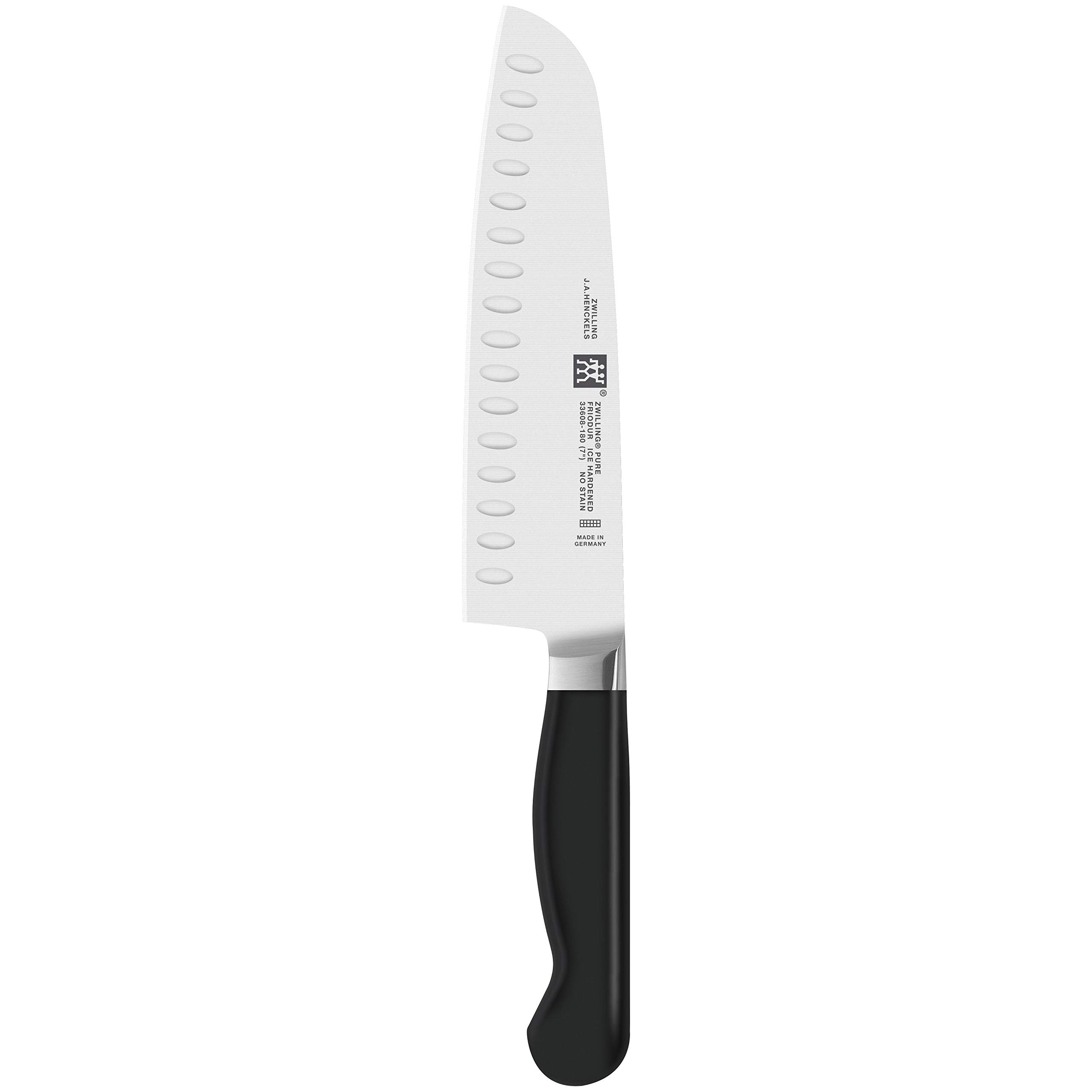 zwilling-pure-cuchillo-santoku-alveolado-acero-inoxidable-alem-n-forjado-sigmafo image 1