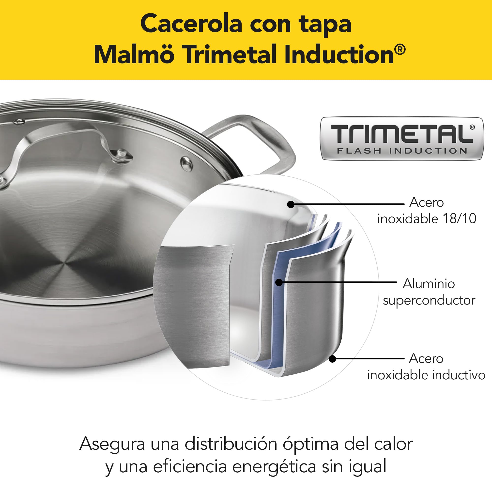castey-malm-cacerola-con-tapa-28-cm-3-7-l-acero-inoxidable-18-10-con-tecnolog-a- image 2