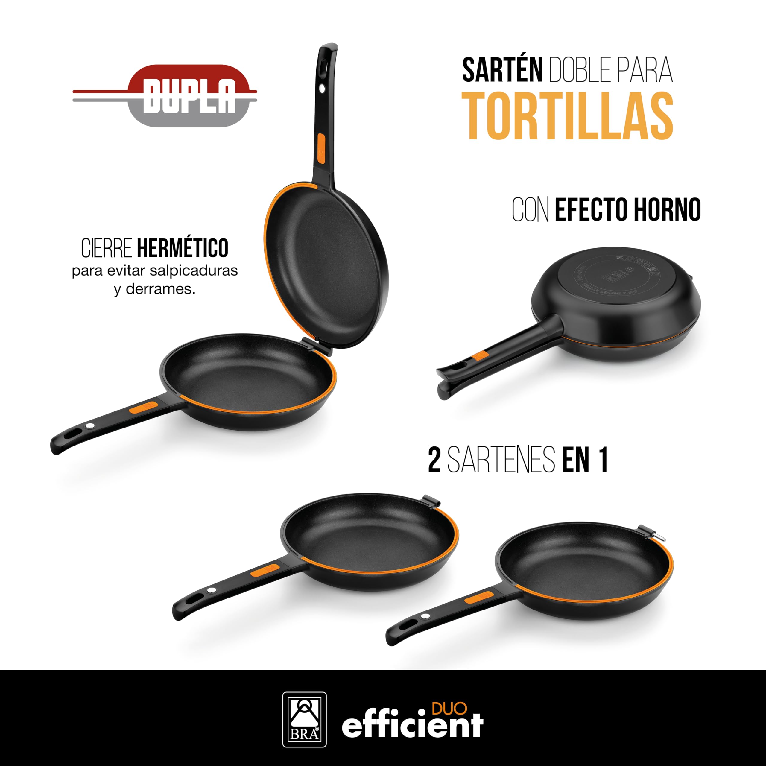 bra-efficient-duo-sart-n-doble-para-tortilla-de-patatas-20-cm-aluminio-fundido-a image 2
