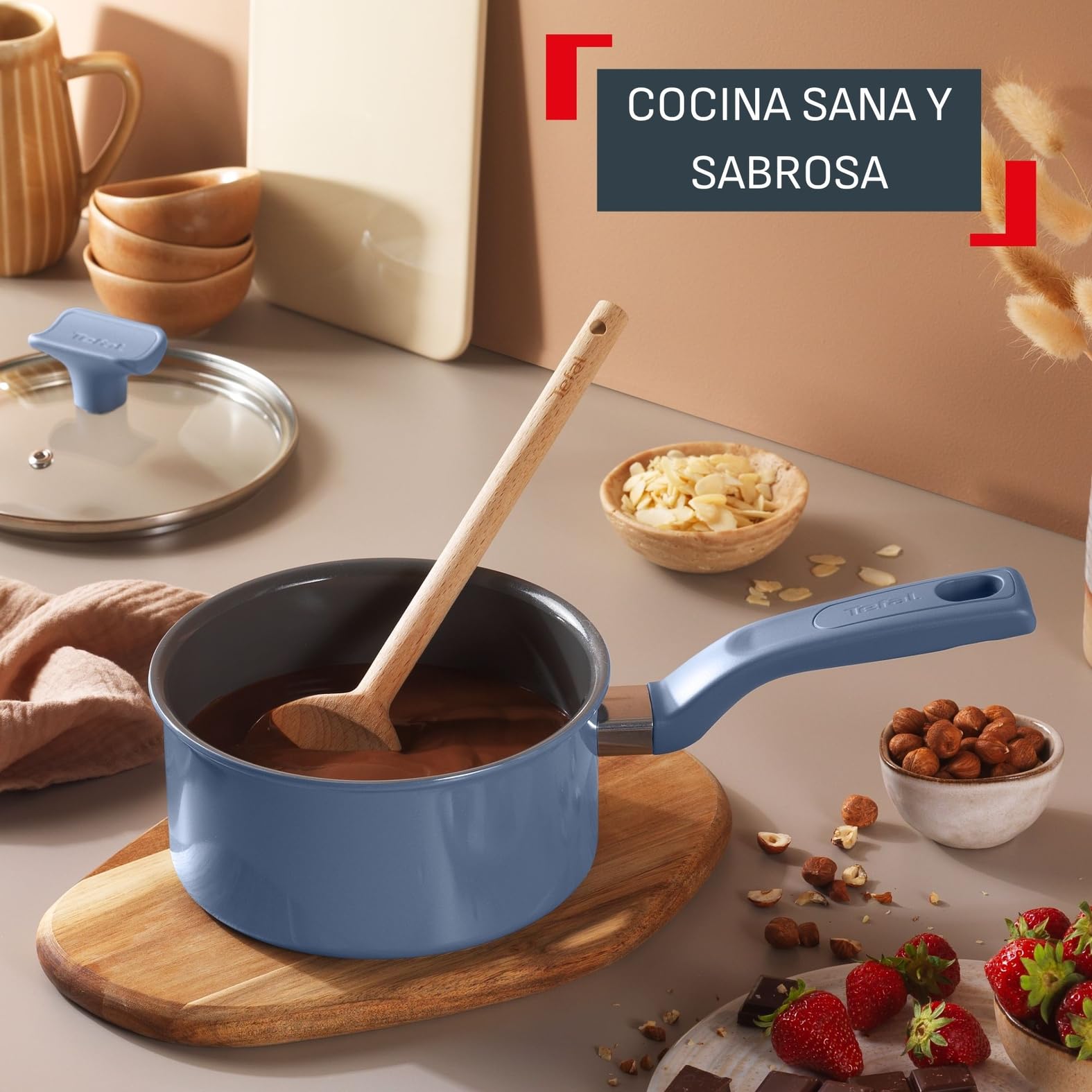 tefal-cera-color-on-set-de-cocina-5-piezas-sartenes-20-24-28-cm-cazo-con-tapa-16 image 4