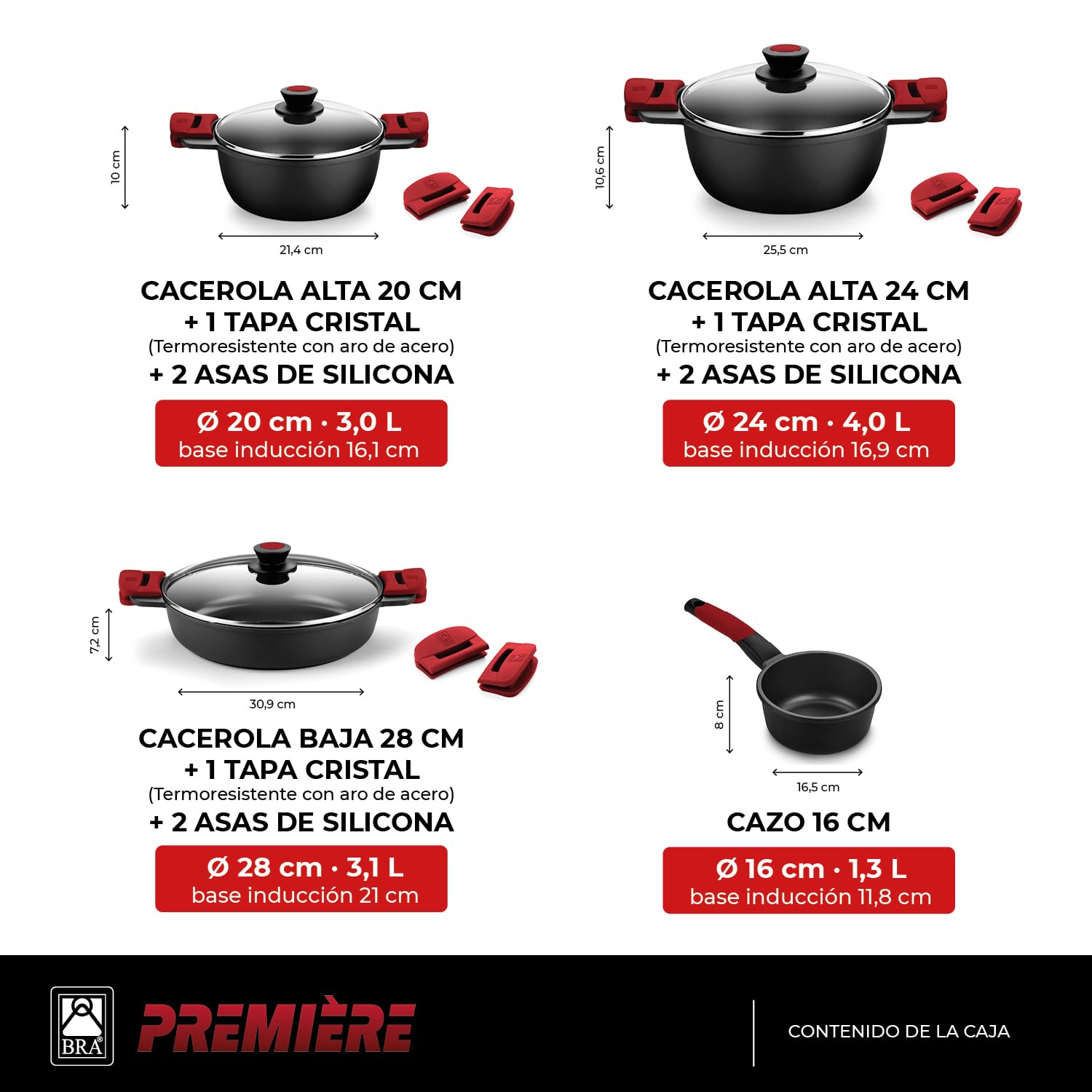 bra-premiere-bater-a-de-cocina-7-piezas-aluminio-fundido-antiadherente-con-asas- image 2