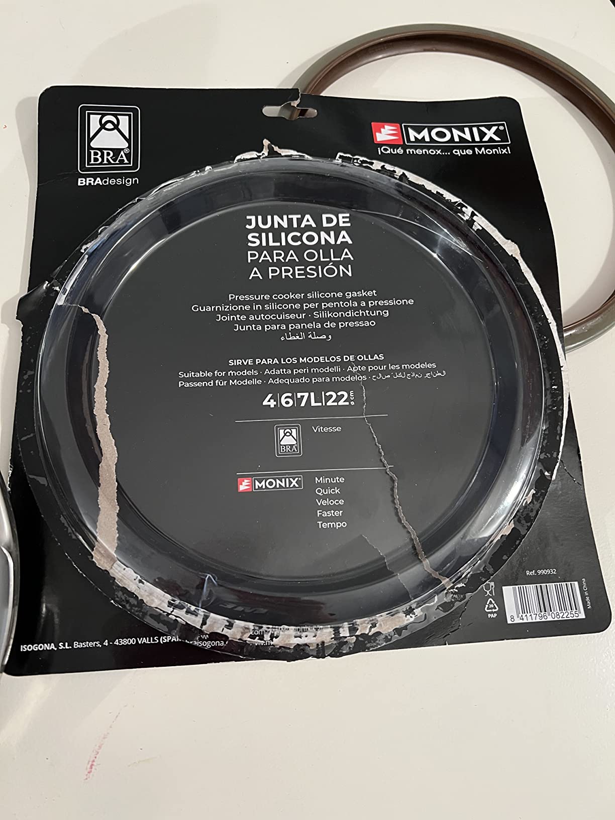 Adaptada a 4 litros también