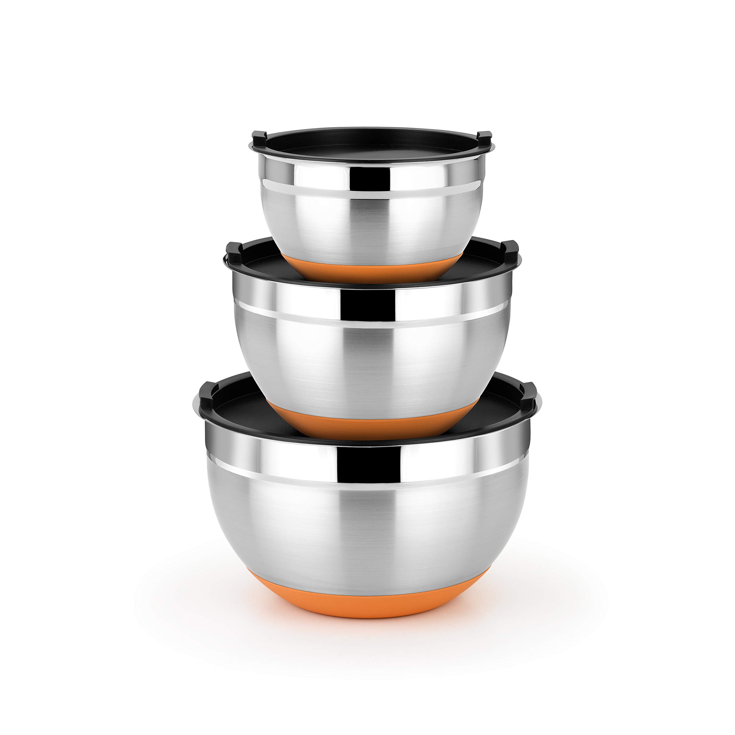 bra-efficient-set-de-3-boles-de-acero-inoxidable-con-tapas-12-16-20-cm-base-sili image 2