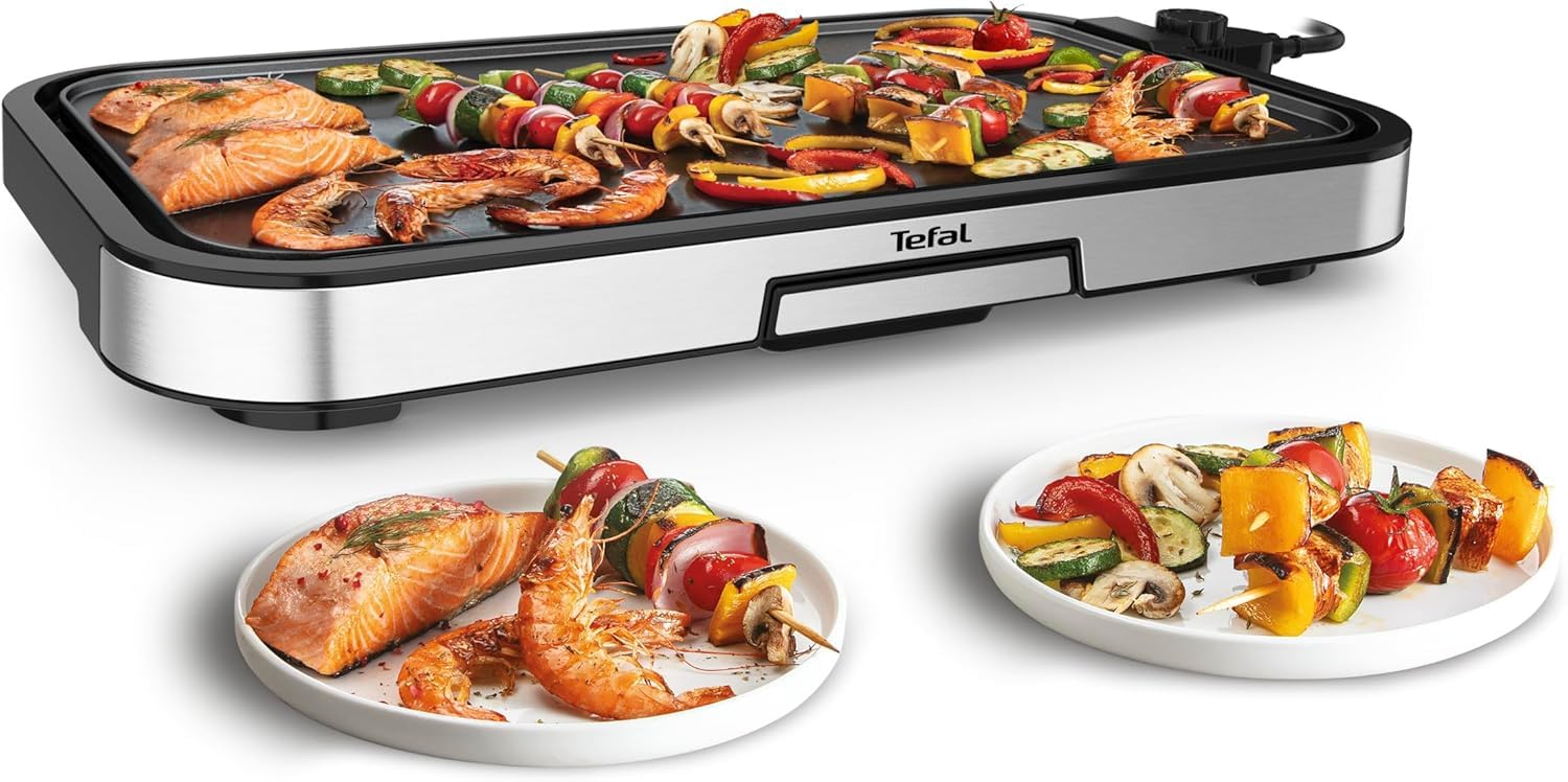 tefal-giant-plancha-xl-cb631d10-parrilla-el-ctrica-de-2300-w-con-superficie-para image 1