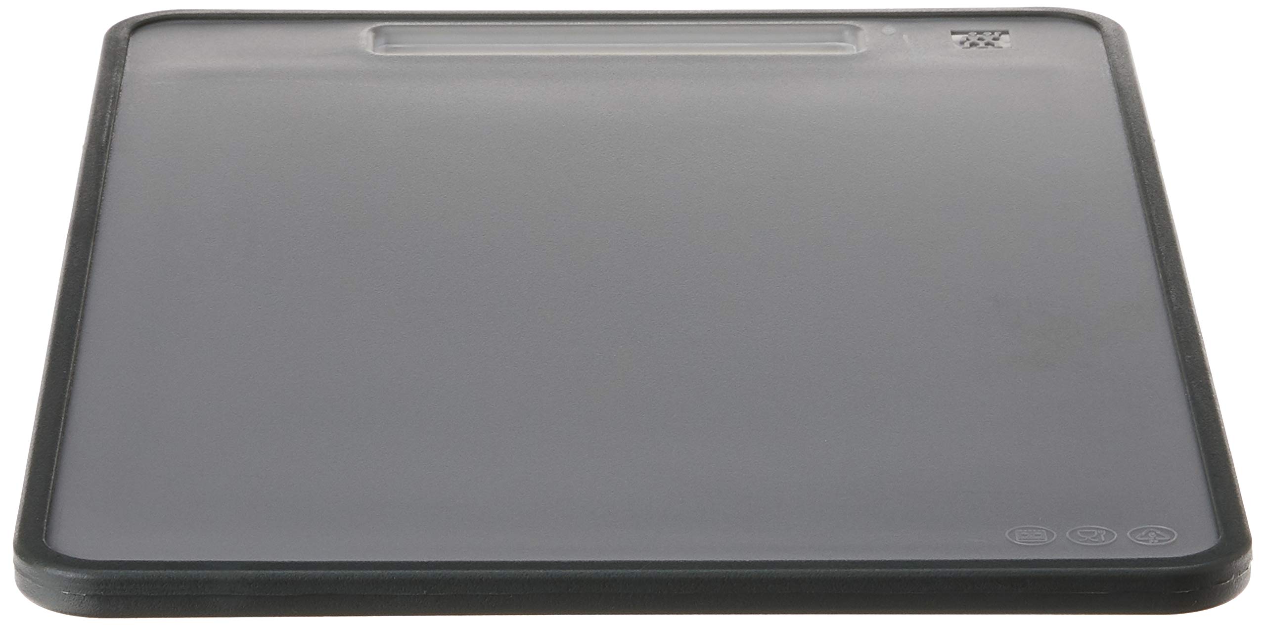 zwilling-tabla-de-cortar-de-pl-stico-reversible-43-x-30-cm-gris-con-surco-recole image 2