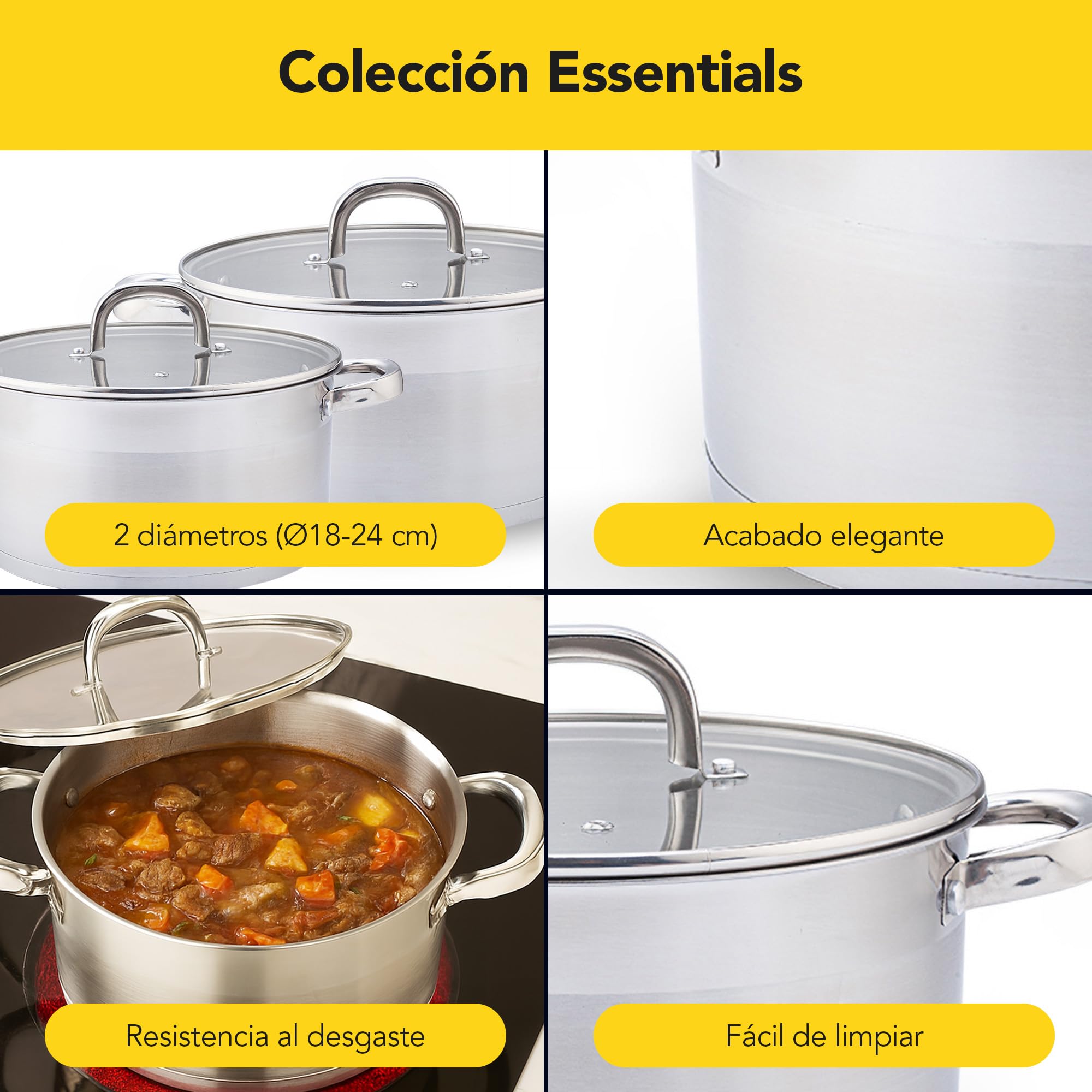 castey-olla-inox-essentials-con-tapa-18-cm-3l-acero-inoxidable-compatible-con-in image 5