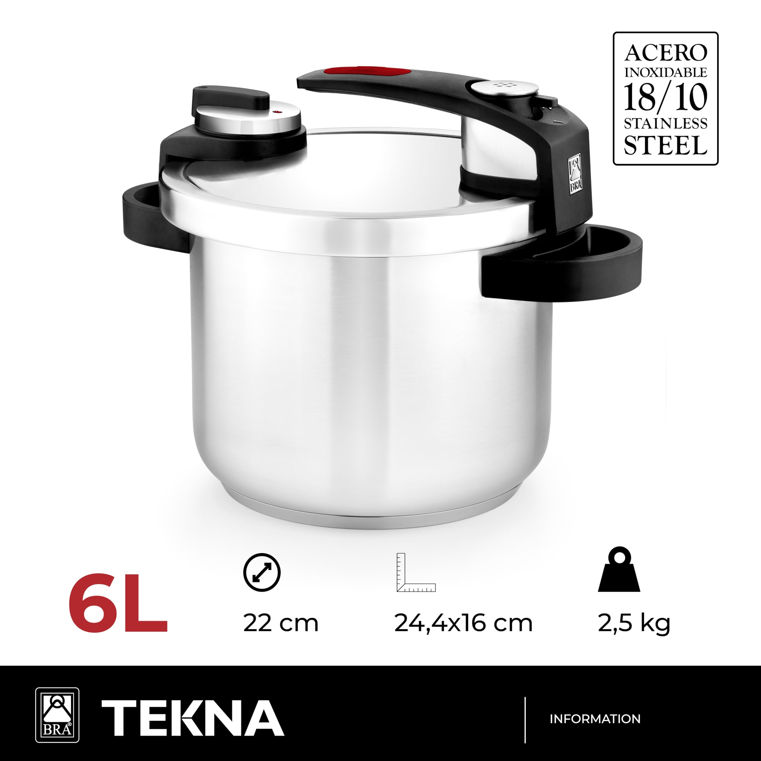 bra-tekna-olla-a-presi-n-r-pida-6-litros-de-acero-inoxidable-18-10-con-apertura- image 2