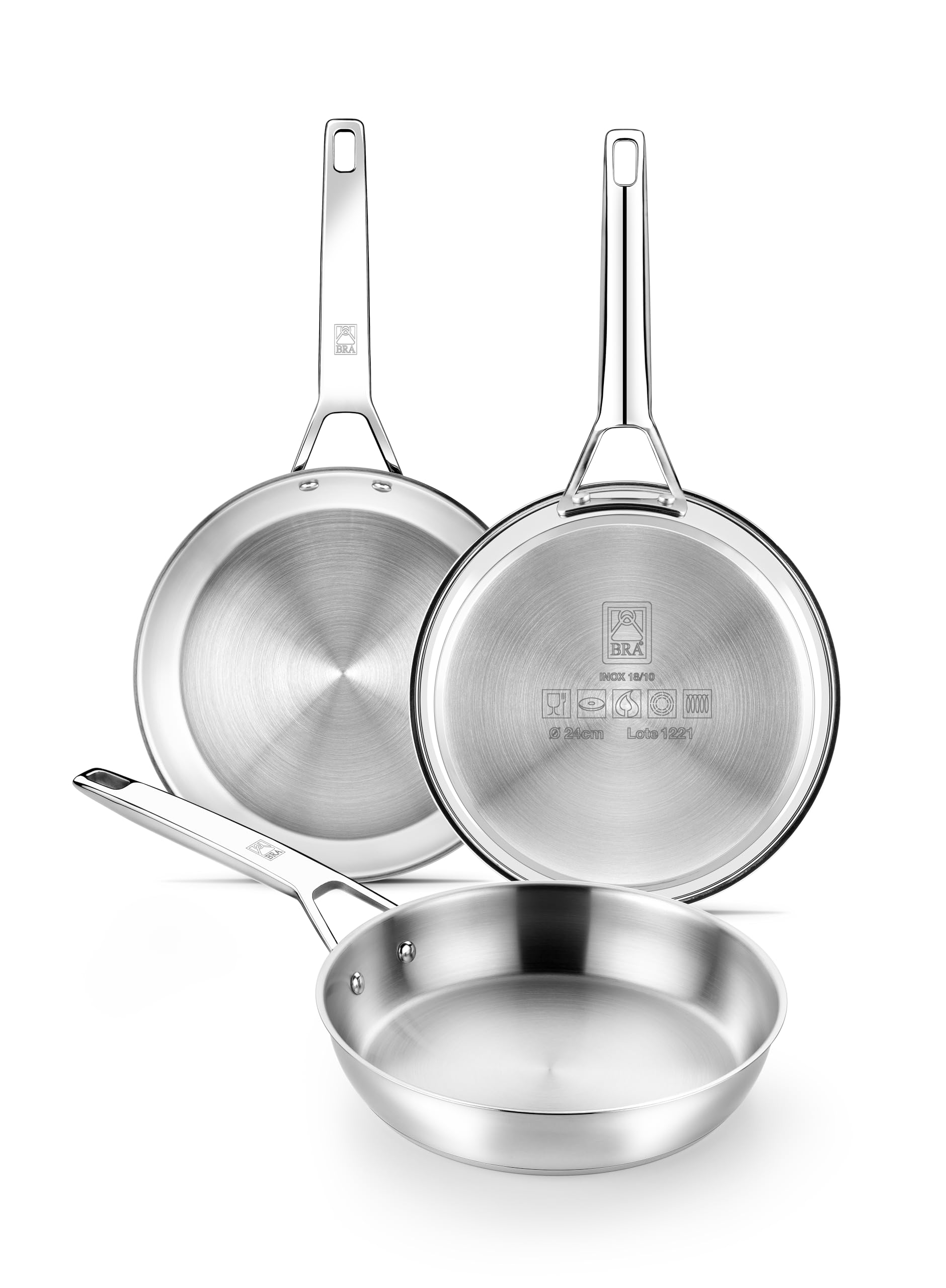 bra-signature-set-2-sartenes-24-y-28-cm-acero-inoxidable-18-10-sin-antiadherente image 6