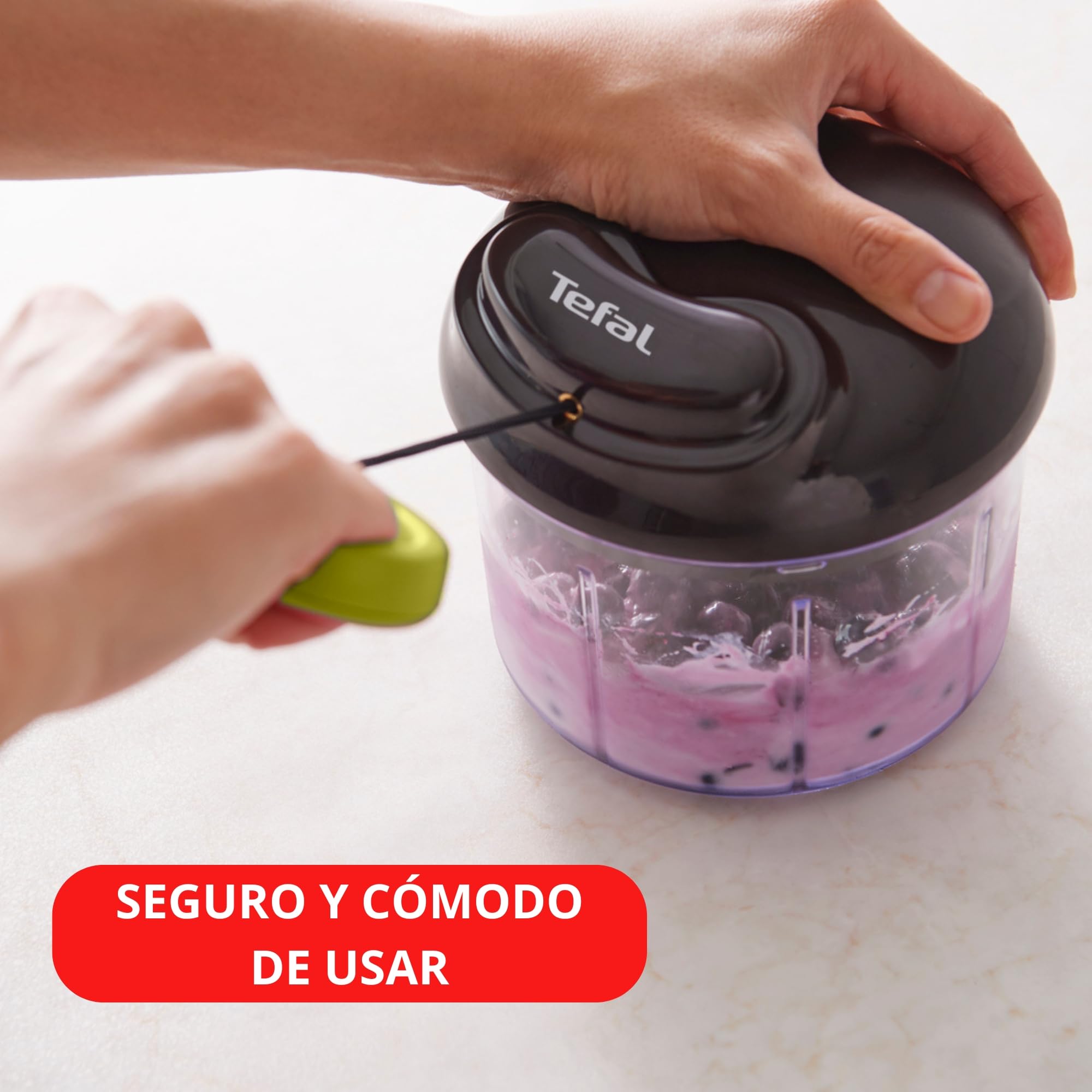 tefal-5-segundos-picadora-manual-900-ml-con-cabezales-de-acero-inoxidable-y-hoja image 3