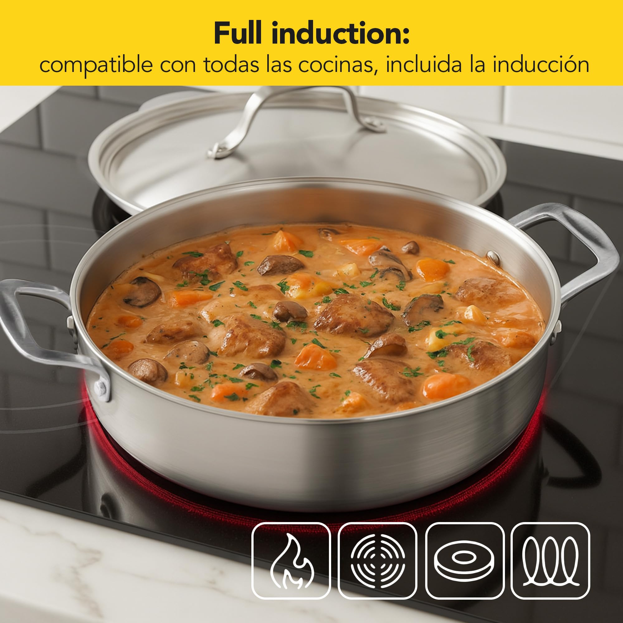 castey-malm-cacerola-con-tapa-28-cm-3-7-l-acero-inoxidable-18-10-con-tecnolog-a- image 4