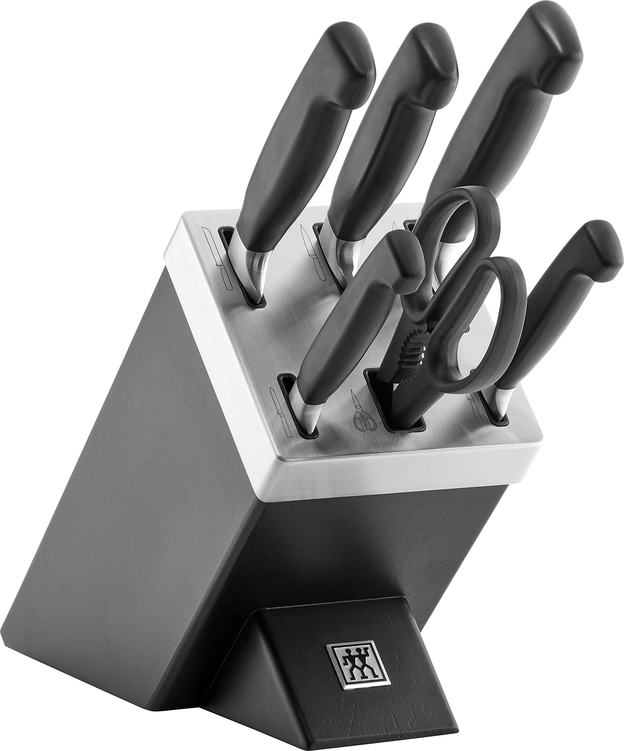 zwilling-four-star-sharpblock-bloque-de-cuchillos-autoafilable-7-piezas-acero-in image 1