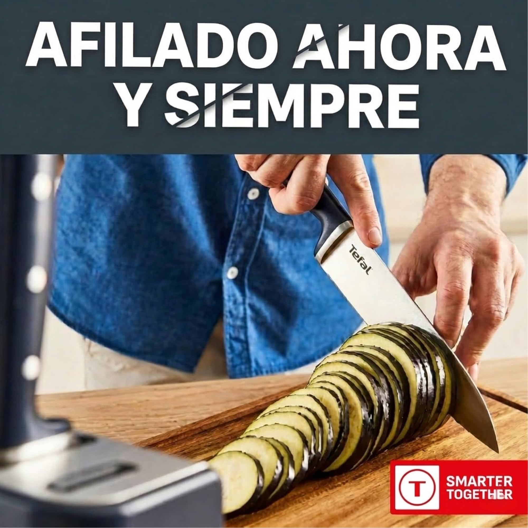 tefal-ever-sharp-pro-k297s744-set-de-6-piezas-5-cuchillos-tijeras-y-bloque-afila image 2