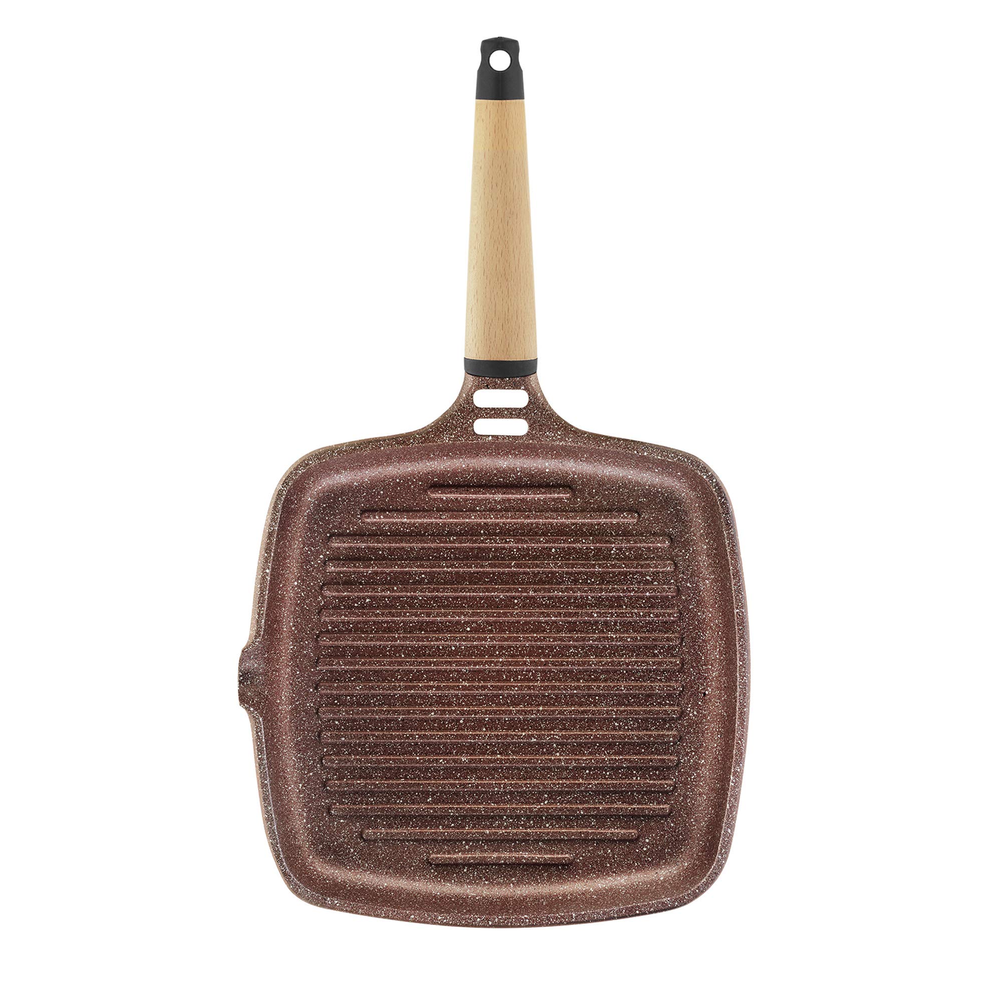 castey-yg27-grill-asador-de-inducci-n-27-cm-color-terracota-mango-de-madera-de-c image 2
