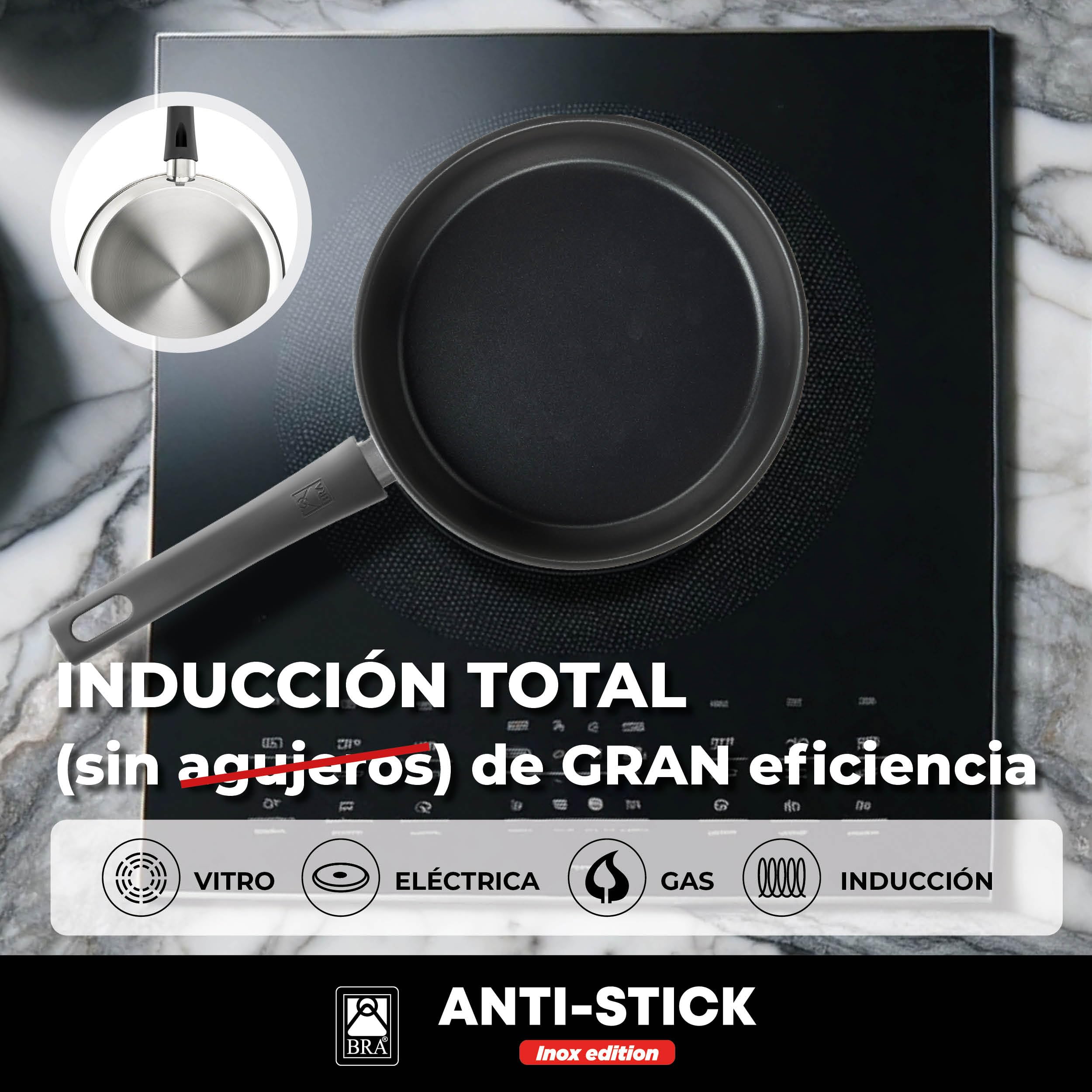 bra-antistick-inox-edition-set-de-3-sartenes-18-22-26-cm-exterior-acero-inoxidab image 3