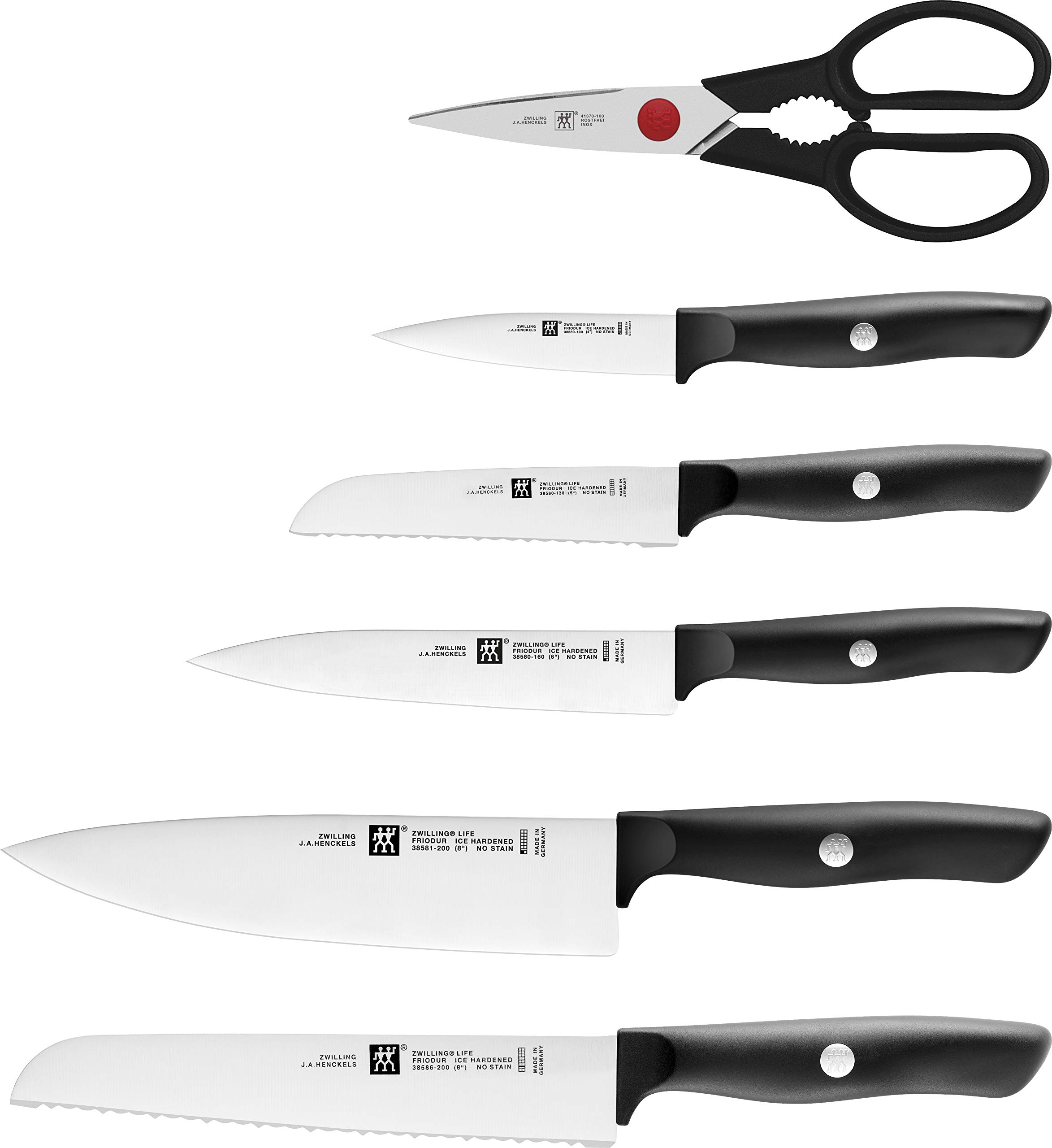 zwilling-juego-de-5-cuchillos-y-tijera-con-bloque-de-madera-autoafilable-serie-l image 2