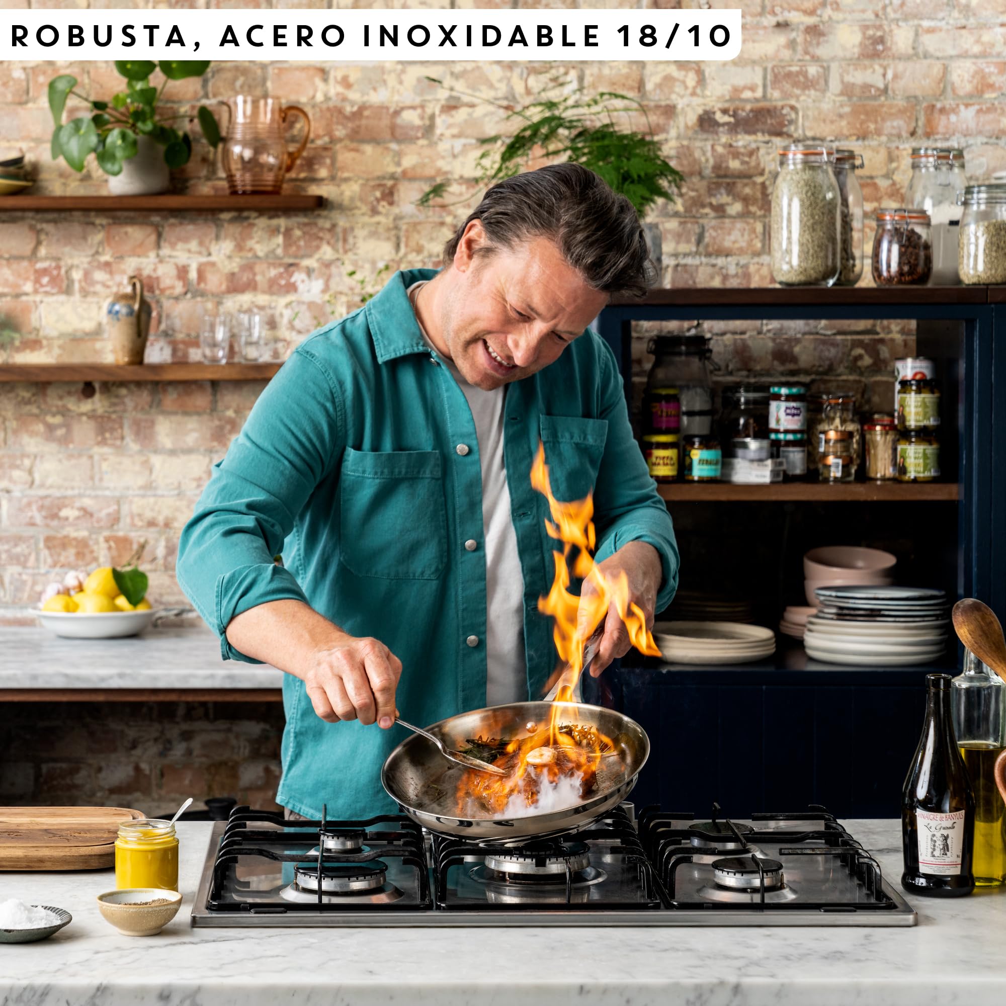 tefal-jamie-oliver-sart-n-de-acero-inoxidable-24-cm-apta-inducci-n-sin-antiadher image 2