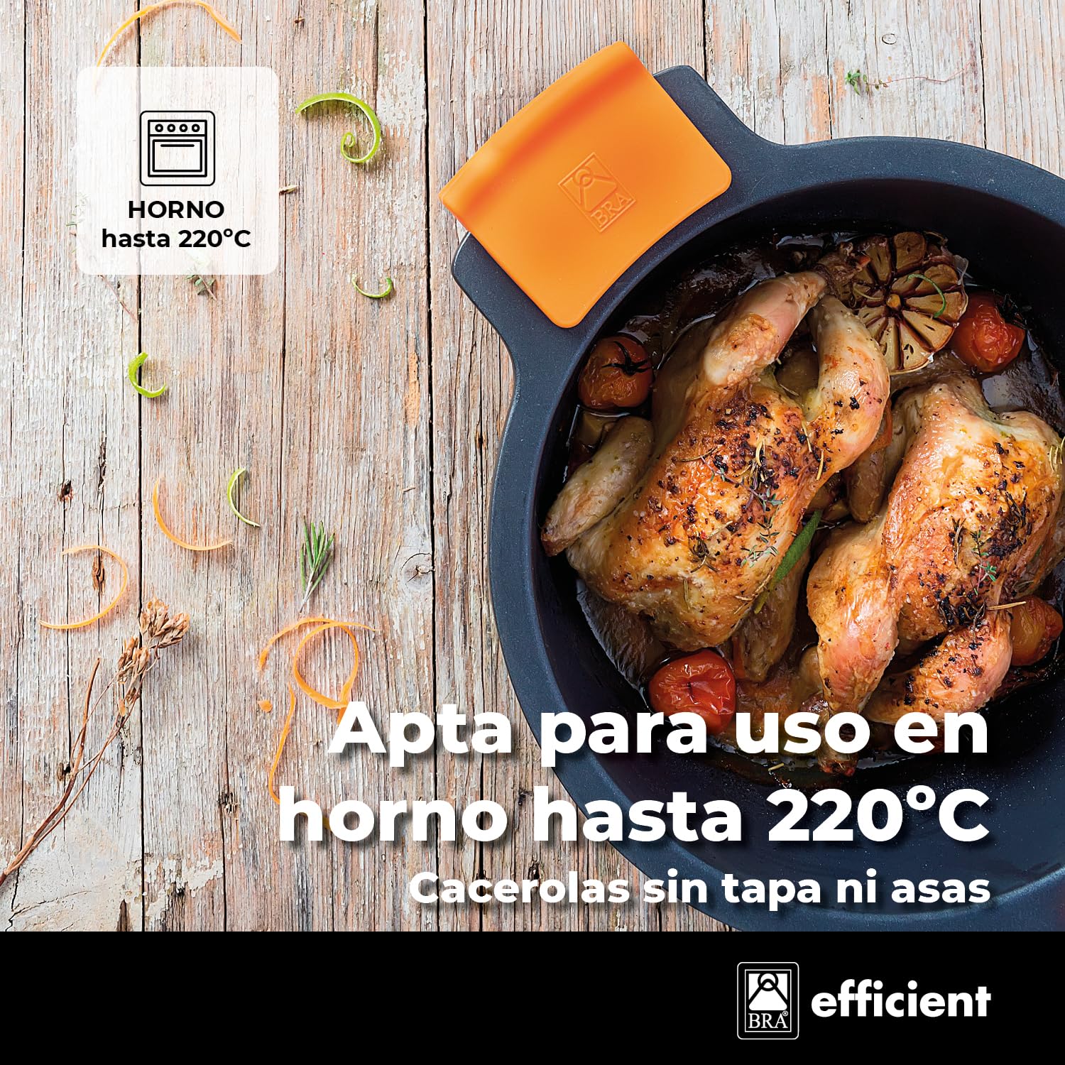 bra-efficient-bater-a-de-cocina-9-piezas-aluminio-fundido-antiadherente-con-asas image 5