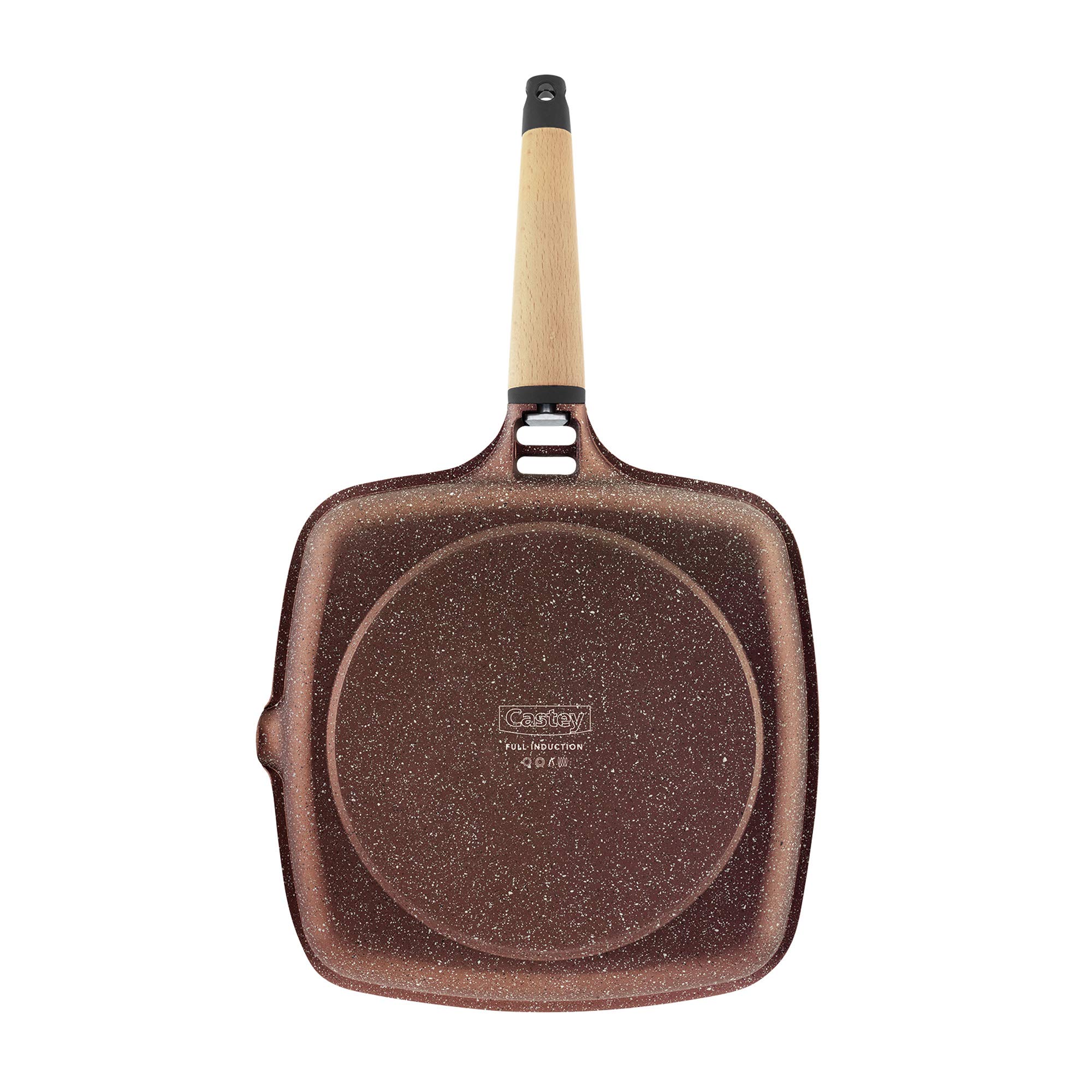 castey-yg27-grill-asador-de-inducci-n-27-cm-color-terracota-mango-de-madera-de-c image 3