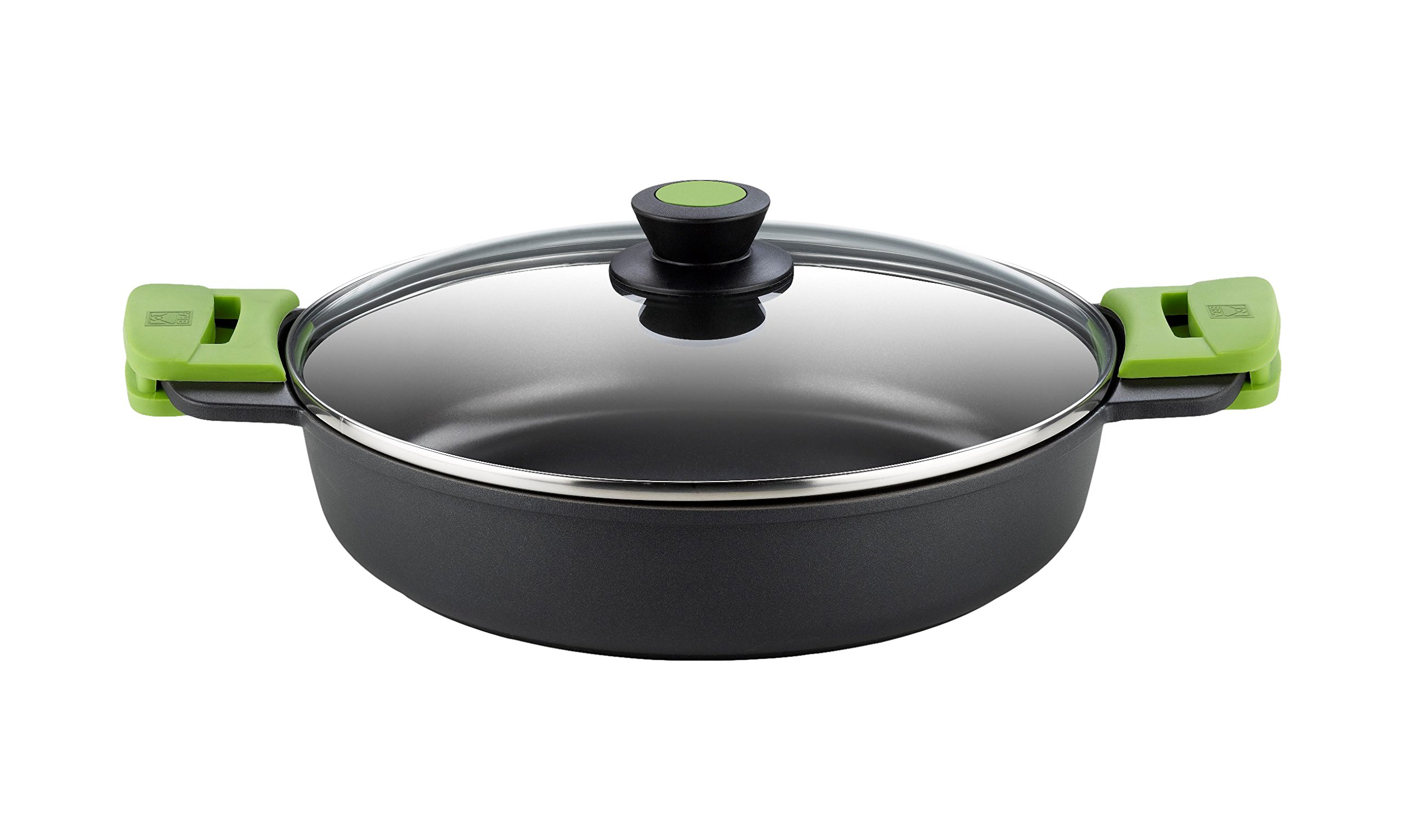 bra-prior-cacerola-baja-28-cm-con-tapa-de-cristal-y-asas-de-silicona-aluminio-fu image 1