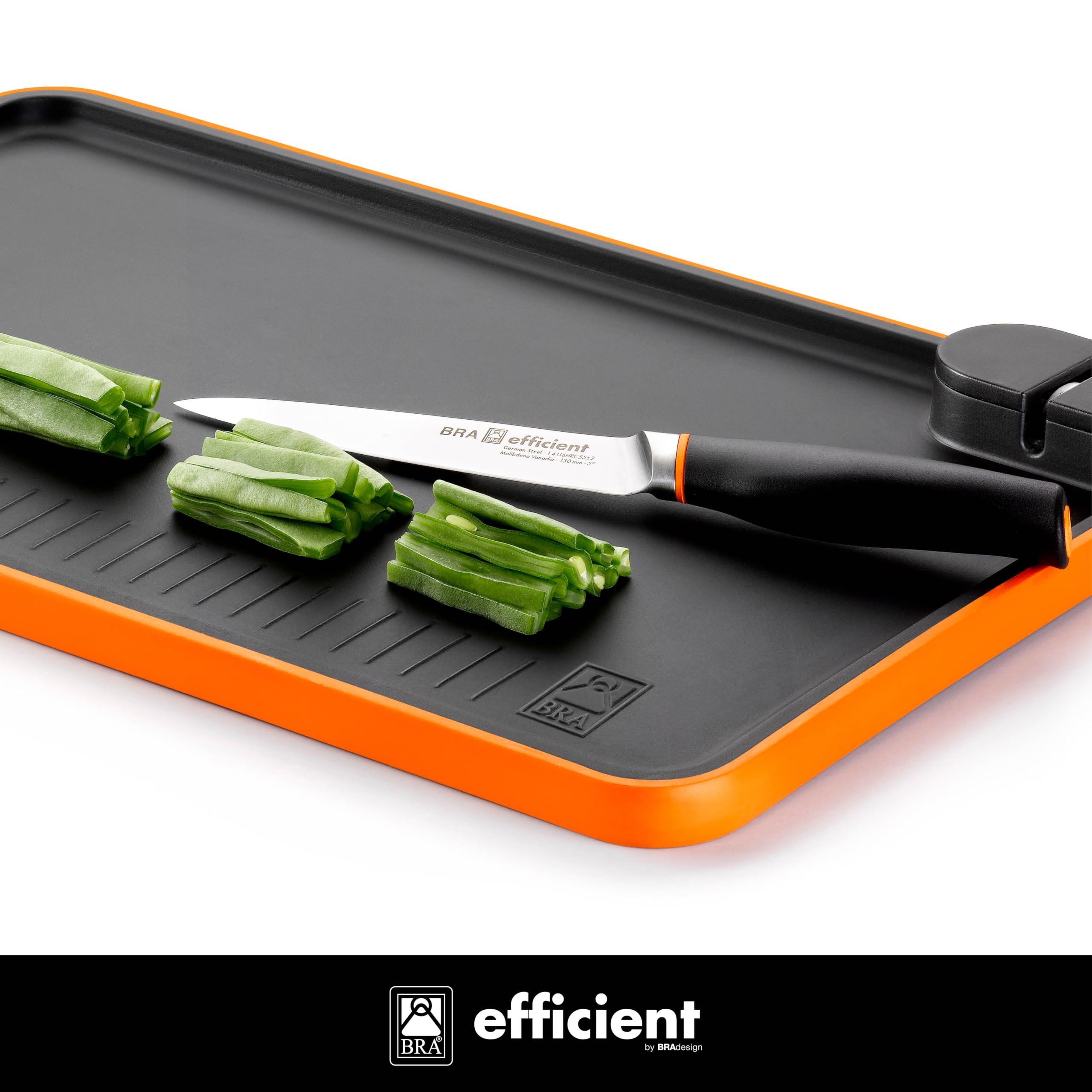 bra-efficient-set-3-cuchillos-de-cocina-con-tabla-de-cortar-y-afilador-incorpora image 5