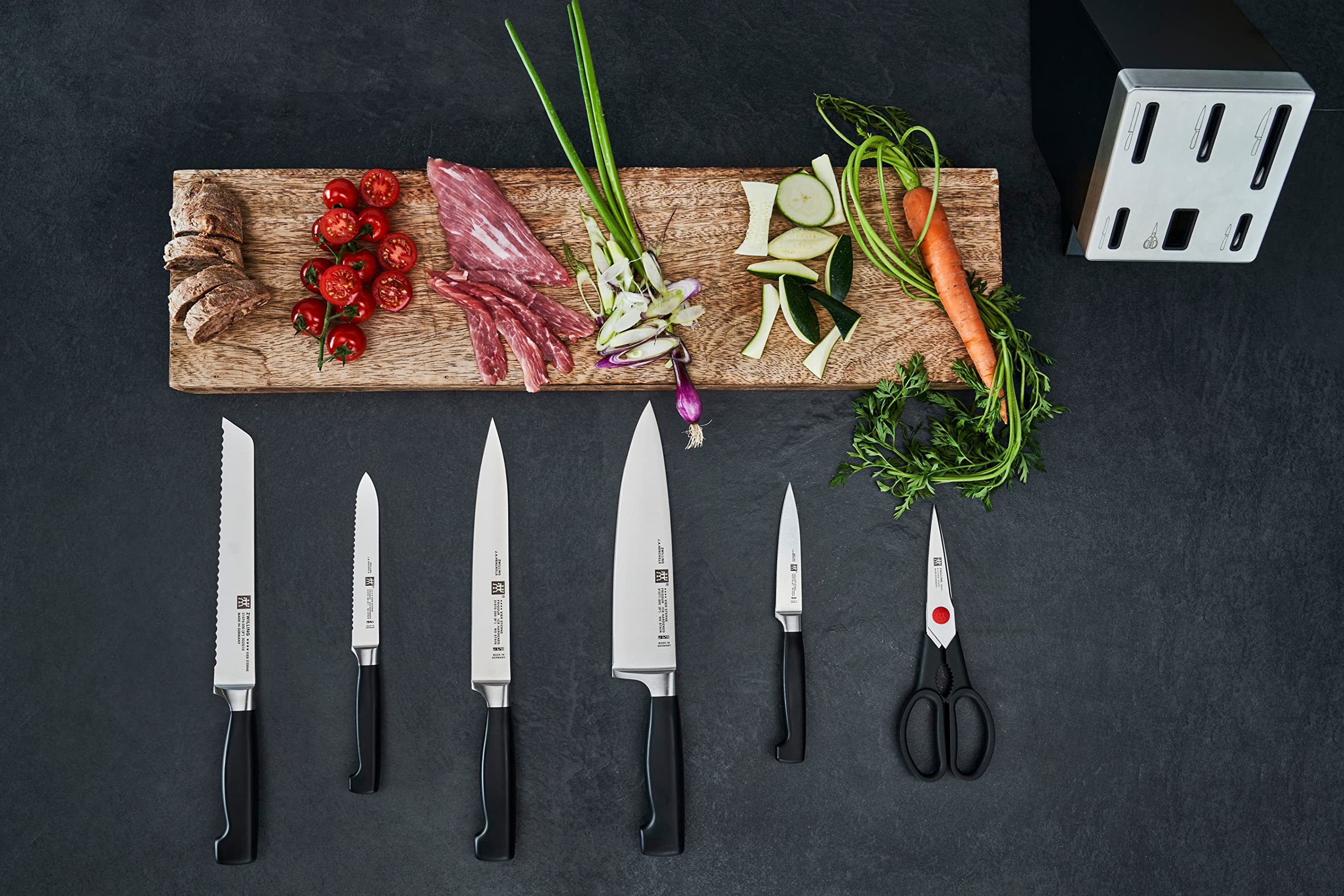 zwilling-four-star-sharpblock-bloque-de-cuchillos-autoafilable-7-piezas-acero-in image 2