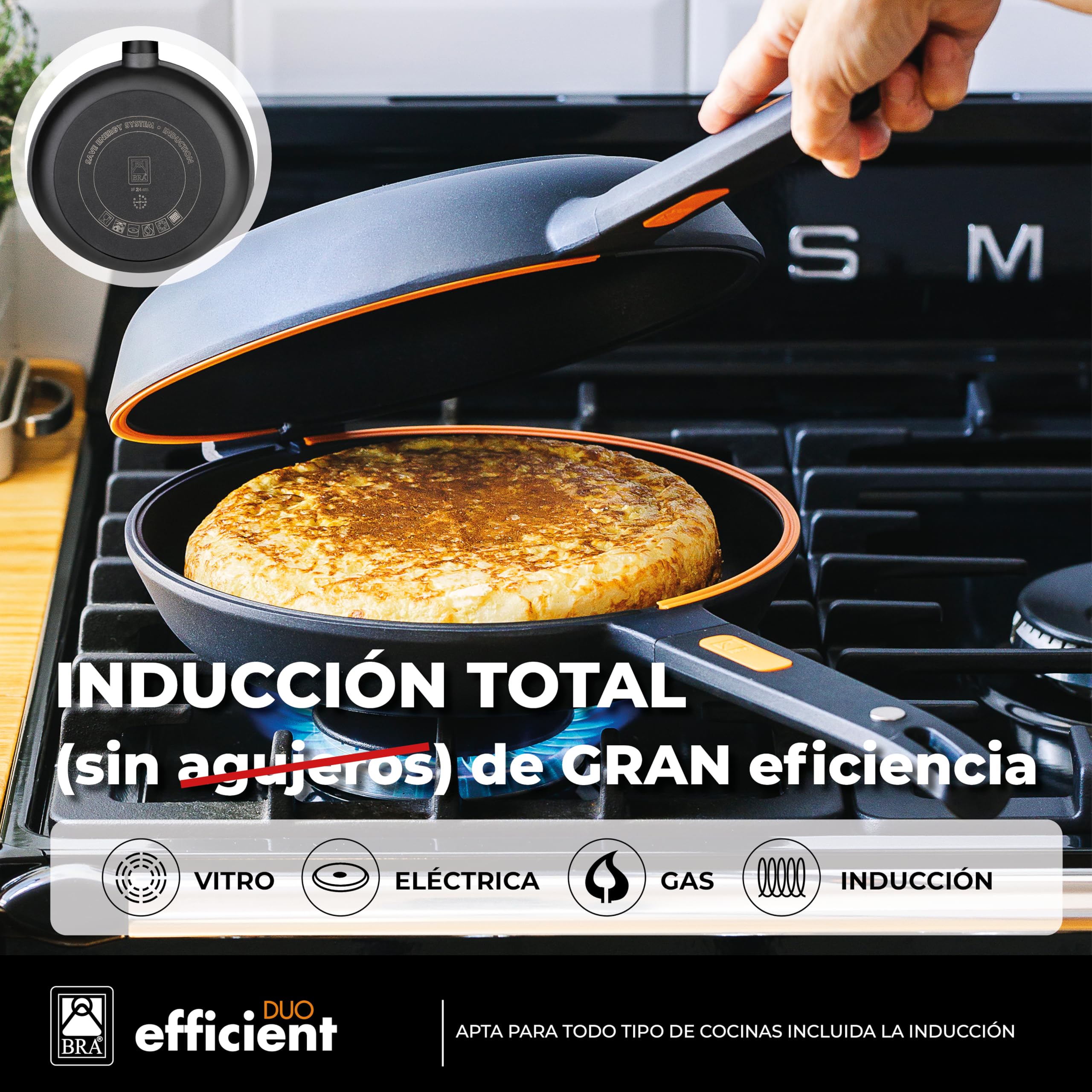 bra-efficient-duo-sart-n-doble-para-tortilla-de-patatas-20-cm-aluminio-fundido-a image 3