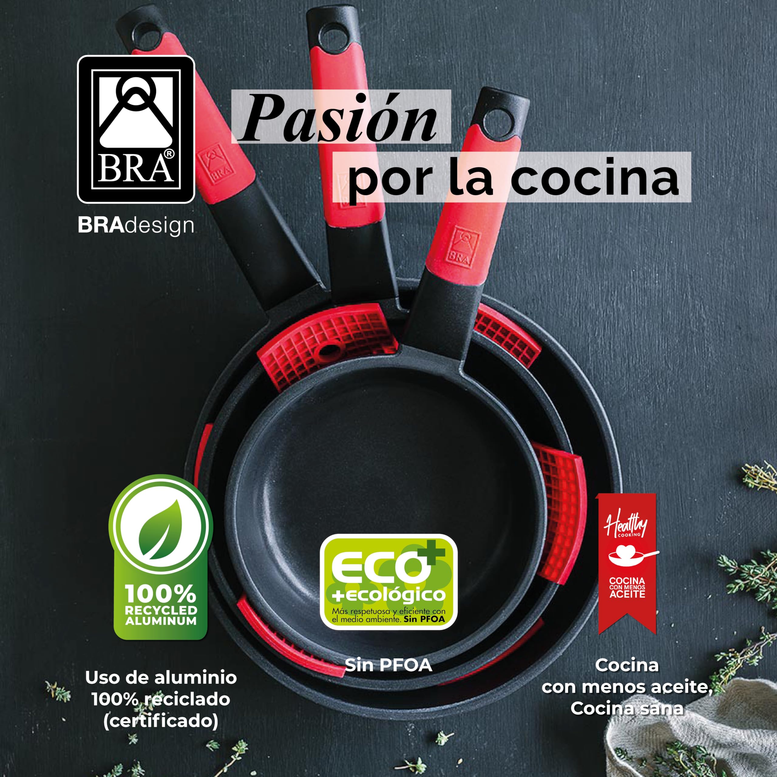 bra-premiere-set-de-3-sartenes-18-22-26-cm-aluminio-fundido-tricapa-antiadherent image 6
