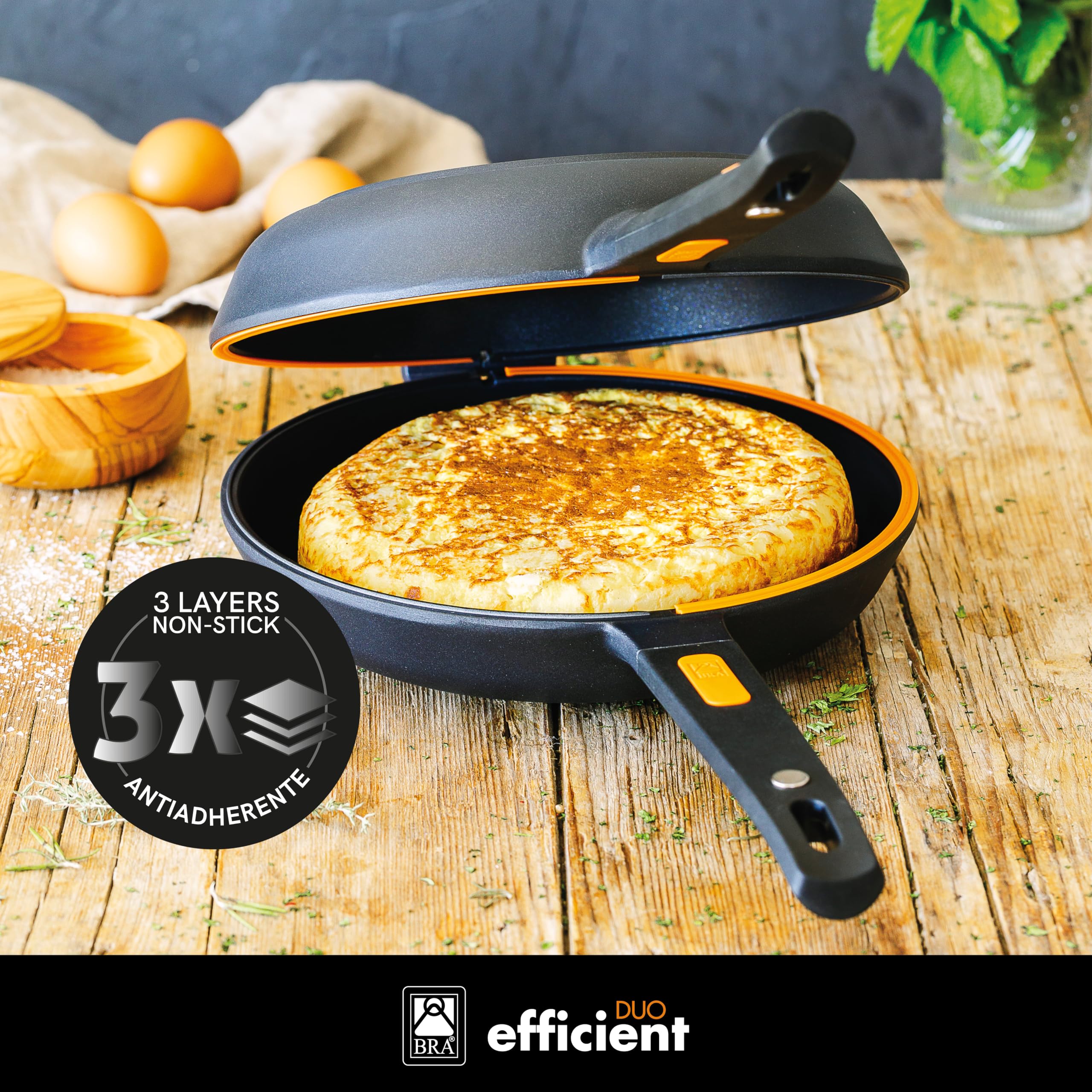 bra-efficient-duo-sart-n-doble-para-tortilla-de-patatas-20-cm-aluminio-fundido-a image 4